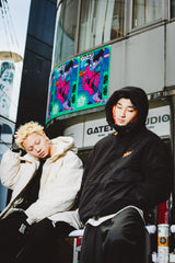 Space Logo Hooded Down Jacket