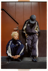 9090×Umbro尼龍軌道褲