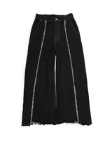 內在和平牛仔布寬鬆褲子