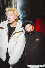 Space Logo Hooded Down Jacket