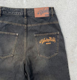 OVER DYE DOUBLE KNEE DENIM