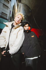 Space Logo Hooded Down Jacket