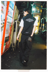 技術徽標尼龍貨物褲