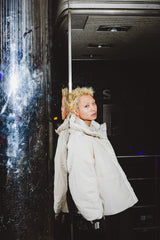 Space Logo Hooded Down Jacket