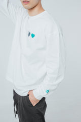 MSB heart patch logo long tee