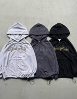 Patchwork Logo zip hoodie