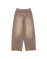 low waist denim pants