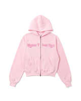 sagara heart logo zip hoodie