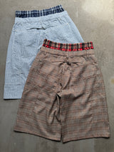 Assorted Check Nylon Docking Shorts