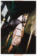 TECH LOGO NYLON HALF PANTS