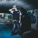 9090 X年輕歌曲King King徽標Raglan Tee