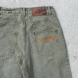 OVER DYE DOUBLE KNEE DENIM