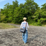 Wudgeboy徽標搪瓷肩袋