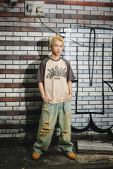 9090 X Wudge Boy King Raglan Tee