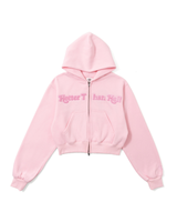 sagara heart logo zip hoodie