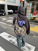 leopard shoulder bag