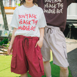 WUDGE BOY CHECK HALF CARGO PANTS