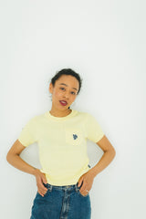 MSB 패치 로고 케이블 니트 탑