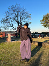 心臟徽標連帽衫