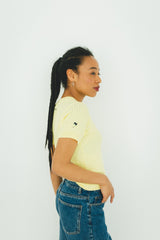 MSB 패치 로고 케이블 니트 탑