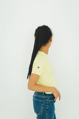 MSB 패치 로고 케이블 니트 탑