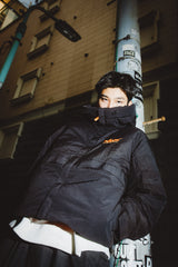 Space Logo Hooded Down Jacket