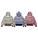 border heart logo hoodie