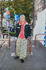 Bullet Logo Boa Denim Jacket