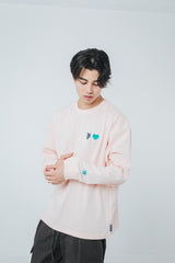 MSB heart patch logo long tee