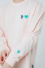 MSB heart patch logo long tee