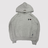 heart patch logo hoodie