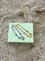 하트 스톤 로고 팔찌