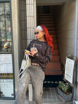 Random Heart Waffle Long Tee