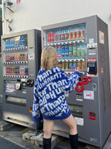 徽標蓬鬆的針織