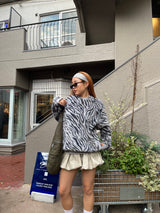 animal fur sweatshirt