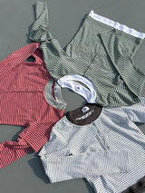 Layered border long tee