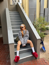 animal fur sweatshirt