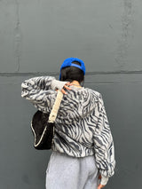 animal fur sweatshirt