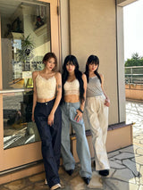 slim straight denim