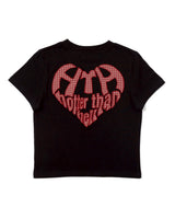 HEART LOGO APPLIQUE TEE