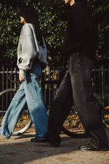 Seeksole wash straight denim