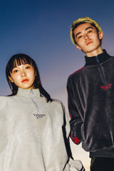 Velours Half Zip Track Jacket