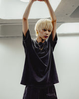 Genzai针迹色素T恤