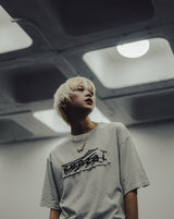 Genzai针迹色素T恤