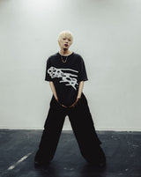 genzai Big Logo Pigment Tee