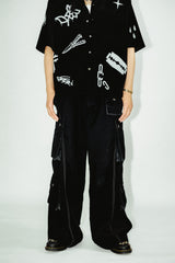 CARGO Stitch Flare Pants