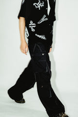 CARGO Stitch Flare Pants