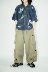 CARGO Stitch Flare Pants