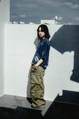 CARGO Stitch Flare Pants