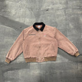 N logo vintage work jacket